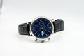  Shop Authentic IWC Portofino Chronograph Blue Dial Black Leather Strap Watch for Men - IW391023 - Luxxuri