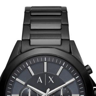  Shop Authentic Armani Exchange Drexler Chronograph Black Dial Black Steel Strap Watch For Men - AX2639 - Luxxuri