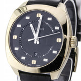  Shop Authentic Gucci GG2570 Black Dial Black Leather Strap Watch For Men - YA142310 - Luxxuri