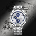  Shop Authentic Maurice Lacroix Aikon Chronograph Silver Dial Silver Steel Strap Watch for Men - AI1018-SS002-131-1 - Luxxuri