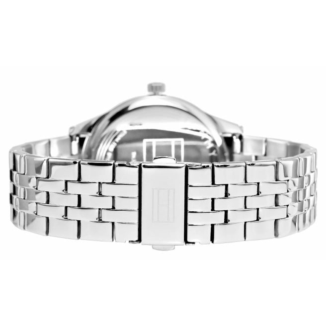  Shop Authentic Tommy Hilfiger Damon Chronograph Blue Dial Silver Steel Strap Watch for Men - 1791416 - Luxxuri