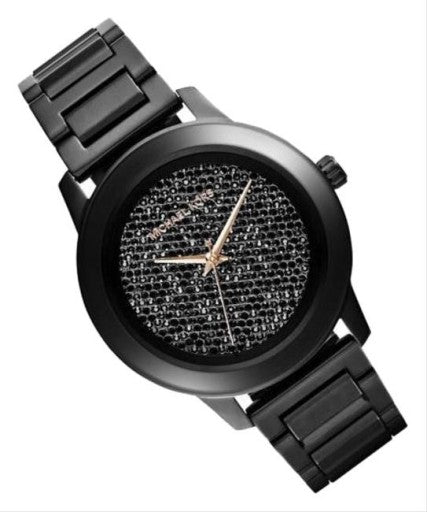  Shop Authentic Michael Kors Kinley Silver Dial Black Steel Strap Watch for Women - MK5999 - Luxxuri