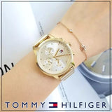  Shop Authentic Tommy Hilfiger Blake White Dial Gold Steel Strap Watch for Women - 1781905 - Luxxuri