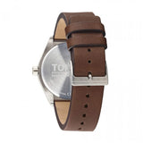 Shop Authentic Tommy Hilfiger Monogram Pop Quartz Silver Dial Brown Leather Strap Watch For Men - 1791772 - Luxxuri