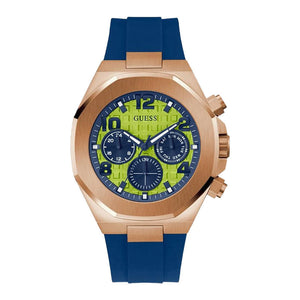  Shop Authentic Guess Empire Analog Quartz Lime Green Dial Blue Silicon Strap Watch for Men - GW0583G3 - Luxxuri