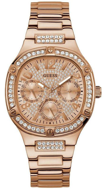  Shop Authentic Guess Duchees Quartz Rose Gold Dial Rose Gold Steel Strap Watch For Women - GW0558L3 - Luxxuri