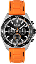  Shop Authentic Hugo Boss Energy Chronograph Quartz Black Dial Orange Rubber Strap Watch For Men - 1513970 - Luxxuri