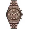  Shop Authentic Michael Kors Lexington Chronograph Brown Dial Brown Steel Strap Watch For Men - MK8522 - Luxxuri