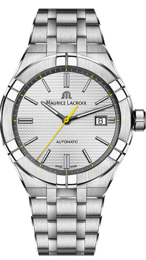  Shop Authentic Maurice Lacroix Aikon Automatic Grey Dial Silver Steel Strap Watch For Men - AI6008-SS00F-231-A - Luxxuri