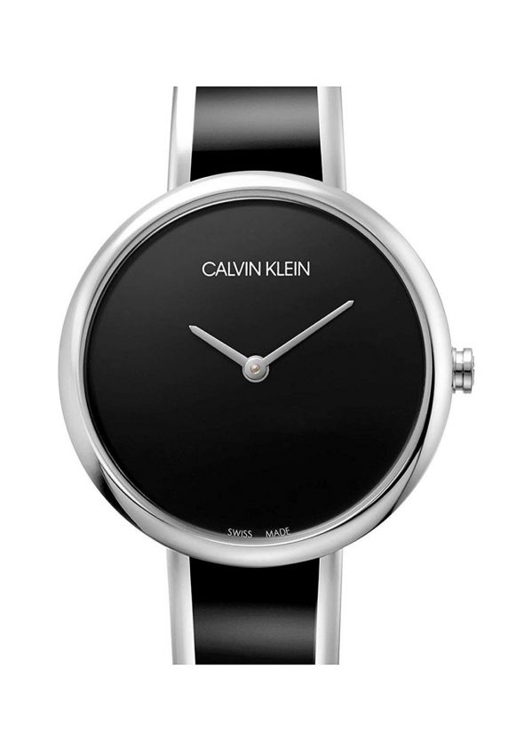  Shop Authentic Calvin Klein Seduce Black Dial Two Tone Steel Strap Watch for Women - K4E2N111 - Luxxuri