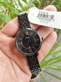  Shop Authentic Fossil Jacqueline Black Dial Black Mesh Bracelet Watch for Women - ES3614 - Luxxuri