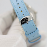  Shop Authentic Breitling Superocean Heritage '57 Pastel Paradise Blue Dial Blue Leather Strap Watch for Women - A10340161C1X1 - Luxxuri
