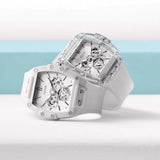  Shop Authentic Guess Phoenix Multi Function Silver Dial White Rubber Strap Watch for Men - GW0203G1 - Luxxuri