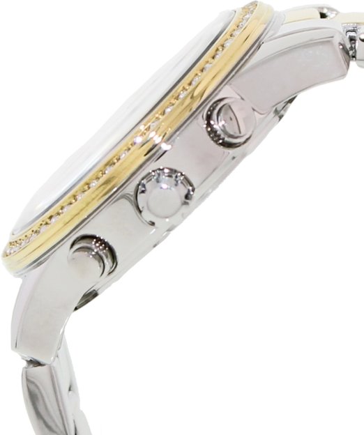  Shop Authentic Guess Mini Spectrum Analog Silver Dial Two Tone Steel Strap Watch For Women - W0122L2 - Luxxuri