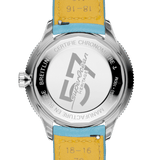  Shop Authentic Breitling Superocean Heritage '57 Pastel Paradise Blue Dial Blue Leather Strap Watch for Women - A10340161C1X1 - Luxxuri