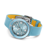  Shop Authentic Breitling Superocean Heritage '57 Pastel Paradise Blue Dial Blue Leather Strap Watch for Women - A10340161C1X1 - Luxxuri