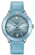 Breitling Superocean Heritage '57 Pastel Paradise Blue Dial Blue Leather Strap Watch for Women - A10340161C1X1