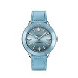  Shop Authentic Breitling Superocean Heritage '57 Pastel Paradise Blue Dial Blue Leather Strap Watch for Women - A10340161C1X1 - Luxxuri