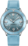  Shop Authentic Breitling Superocean Heritage '57 Pastel Paradise Blue Dial Blue Leather Strap Watch for Women - A10340161C1X1 - Luxxuri