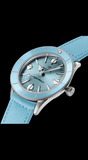  Shop Authentic Breitling Superocean Heritage '57 Pastel Paradise Blue Dial Blue Leather Strap Watch for Women - A10340161C1X1 - Luxxuri