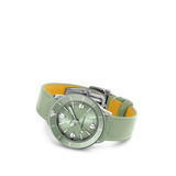 Shop Authentic Breitling Superocean Heritage '57 Pastel Paradise Green Dial Green Leather Strap Watch for Women - A10340361L1X1 - Luxxuri