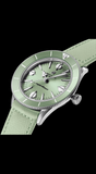  Shop Authentic Breitling Superocean Heritage '57 Pastel Paradise Green Dial Green Leather Strap Watch for Women - A10340361L1X1 - Luxxuri