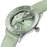  Shop Authentic Breitling Superocean Heritage '57 Pastel Paradise Green Dial Green Leather Strap Watch for Women - A10340361L1X1 - Luxxuri