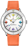  Shop Authentic Breitling Superocean Heritage '57 Pastel Paradise White Dial Orange Leather Watch for Women - A10340A11A1X1 - Luxxuri