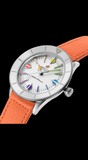  Shop Authentic Breitling Superocean Heritage '57 Pastel Paradise White Dial Orange Leather Watch for Women - A10340A11A1X1 - Luxxuri