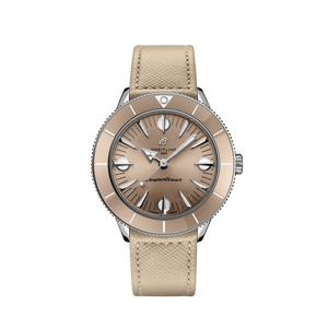  Shop Authentic Breitling Superocean Heritage '57 Brown Dial Beige Leather Strap Watch for Women - A10340A41A1X1 - Luxxuri