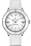 Shop Authentic Breitling Superocean Heritage '57 Pastel Paradise White Dial White Leather Strap Watch for Women - A10340A71A1X1 - Luxxuri