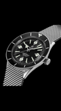  Shop Authentic Breitling Superocean Heritage '57 Black Dial Silver Mesh Bracelet Watch for Men - A10370121B1A1 - Luxxuri