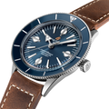 Breitling Superocean Heritage '57 Blue Dial Brown Leather Strap Watch for Men - A10370161C1X1