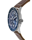  Shop Authentic Breitling Superocean Heritage '57 Blue Dial Brown Leather Strap Watch for Men - A10370161C1X1 - Luxxuri