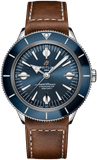  Shop Authentic Breitling Superocean Heritage '57 Blue Dial Brown Leather Strap Watch for Men - A10370161C1X1 - Luxxuri