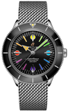  Shop Authentic Breitling Superocean Heritage '57 Black Dial Silver Mesh Bracelet Watch for Men - A103701A1B1A1 - Luxxuri