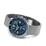  Shop Authentic Breitling Superocean Heritage '57 Special Edition II Blue Dial Silver Mesh Bracelet Watch for Men - A103702A1C1A1 - Luxxuri
