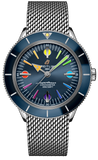  Shop Authentic Breitling Superocean Heritage '57 Special Edition II Blue Dial Silver Mesh Bracelet Watch for Men - A103702A1C1A1 - Luxxuri
