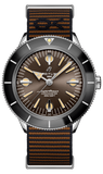  Shop Authentic Breitling Superocean Heritage '57 Outerknown Brown Dial Brown NATO Strap Watch for Men - A103703A1Q1W1 - Luxxuri