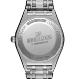  Shop Authentic Breitling Chronomat Automatic 36 Diamonds White Dial Silver Steel Strap Watch for Women - A10380591A1A1 - Luxxuri