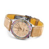  Shop Authentic Breitling Chronomat Automatic 36 South Sea Brown Dial Brown Leather Strap Watch for Women - A10380611A1P1 - Luxxuri