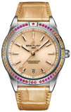  Shop Authentic Breitling Chronomat Automatic 36 South Sea Brown Dial Brown Leather Strap Watch for Women - A10380611A1P1 - Luxxuri