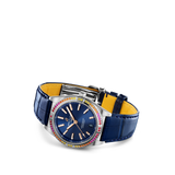  Shop Authentic Breitling Chronomat Automatic 36 South Sea Blue Dial Blue Leather Strap Watch for Women - A10380611C1P1 - Luxxuri