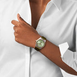  Shop Authentic Breitling Chronomat Automatic 36 South Sea Green Dial Green Leather Strap Watch for Women - A10380611L1P1 - Luxxuri