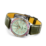  Shop Authentic Breitling Chronomat Automatic 36 South Sea Green Dial Green Leather Strap Watch for Women - A10380611L1P1 - Luxxuri