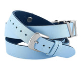  Shop Authentic Versace V Flare Silver Dial Blue Leather Strap Watch for Women - VEBN00118 - Luxxuri