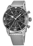  Shop Authentic Breitling Superocean Heritage Chronograph 44 Black Dial Silver Mesh Bracelet Watch for Men - A13313121B1A1 - Luxxuri