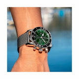  Shop Authentic Breitling Superocean Heritage Chronograph 44 Green Dial Silver Mesh Bracelet Watch for Men - A13313121L1A1 - Luxxuri