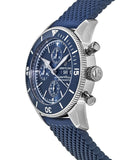  Shop Authentic Breitling Superocean Heritage Chronograph 44 Blue Dial Blue Mesh Bracelet Watch for Men - A13313161C1S1 - Luxxuri