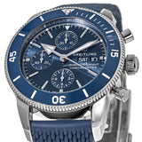  Shop Authentic Breitling Superocean Heritage Chronograph 44 Blue Dial Blue Mesh Bracelet Watch for Men - A13313161C1S1 - Luxxuri